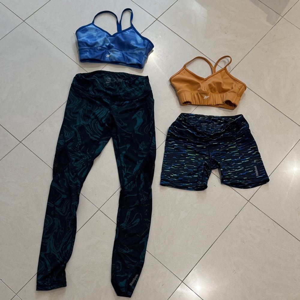 Reebok blue  and Orange Activewear Set